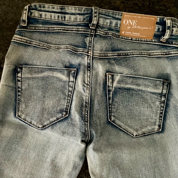 One Teaspoon Yard Birds Women's Light Blue Skinny Jeans - Picture 12 of 15
